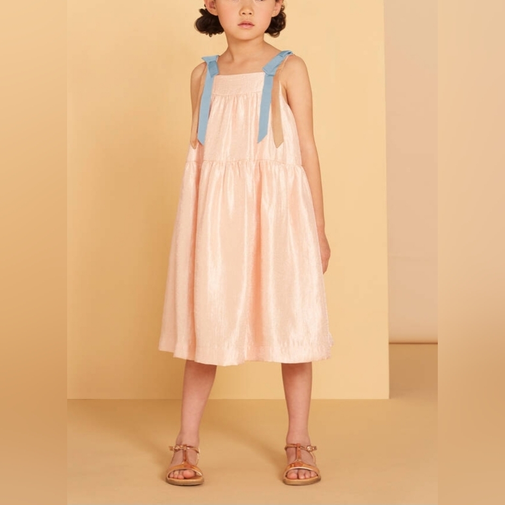 Hucklebones LondonGirls PInk Satin Dress Size 10